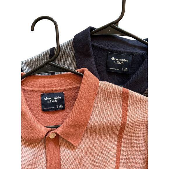 Abercrombie & Fitch PAIR of Men's SS Button Up Casual Tops Medium - Picture 2 of 10